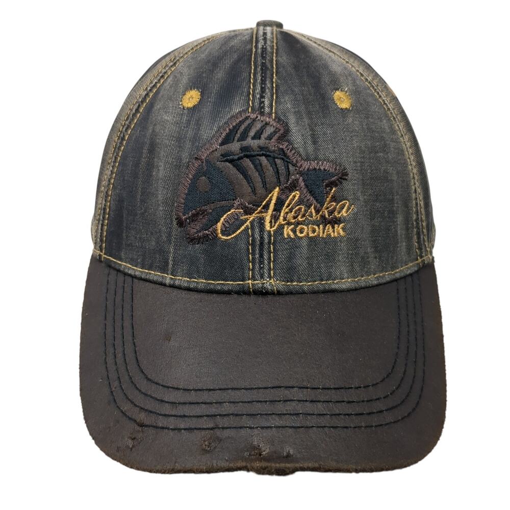Alaska Kodiak Strapback Baseball Cap Brown One Size 6 Panel Drift Creek Outdoors